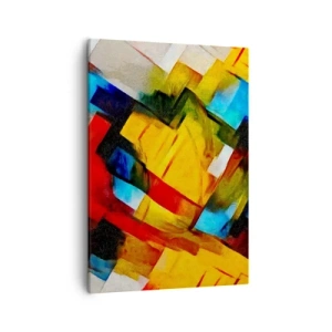 Canvastavla - Bild på duk - Färgmix - 50x70 cm