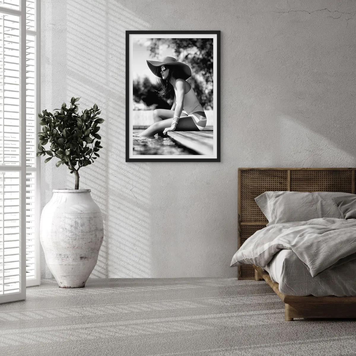 Affisch i svart ram - En sommardröm - 61x91 cm