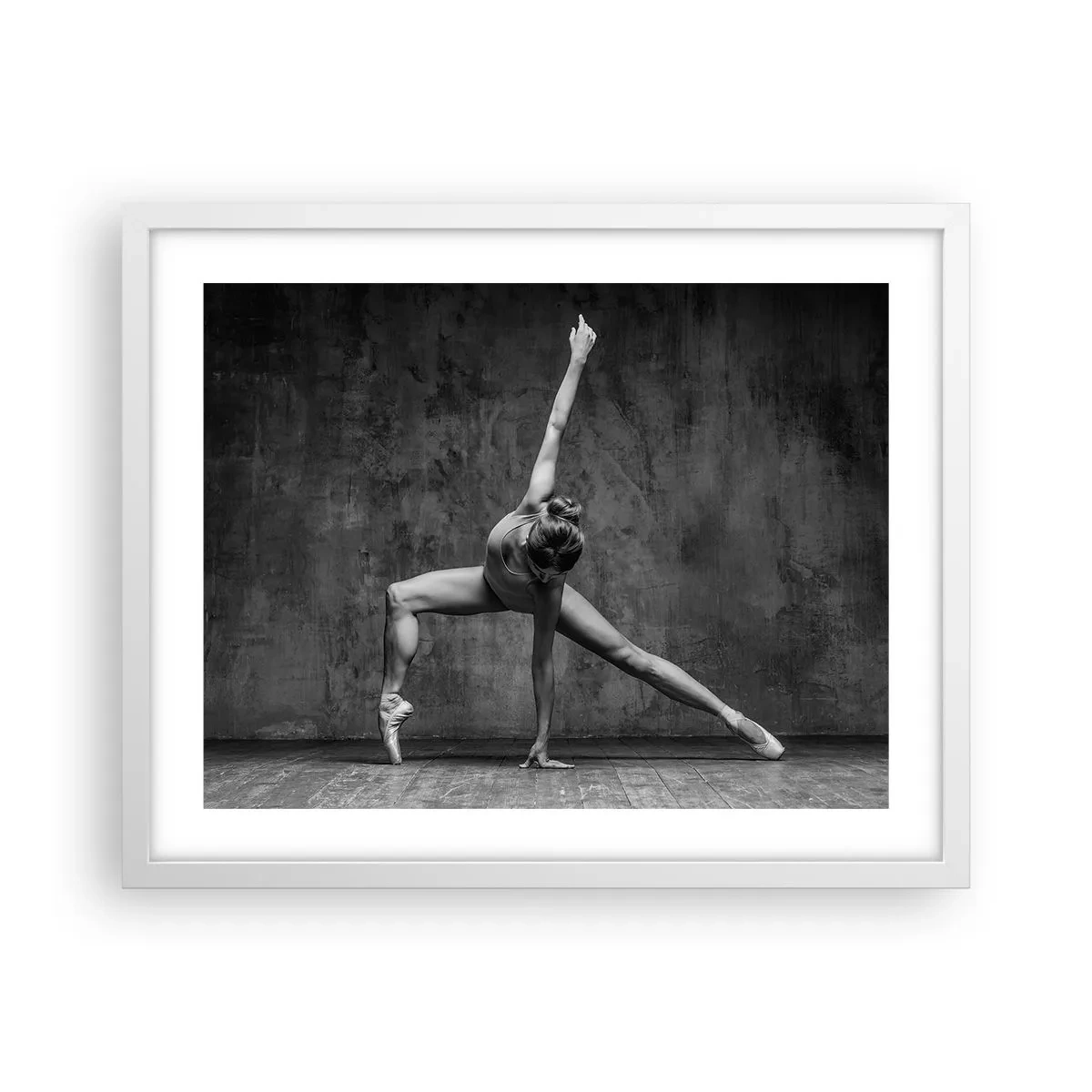 Affisch i vit ram - Balansens ideal - 50x40 cm