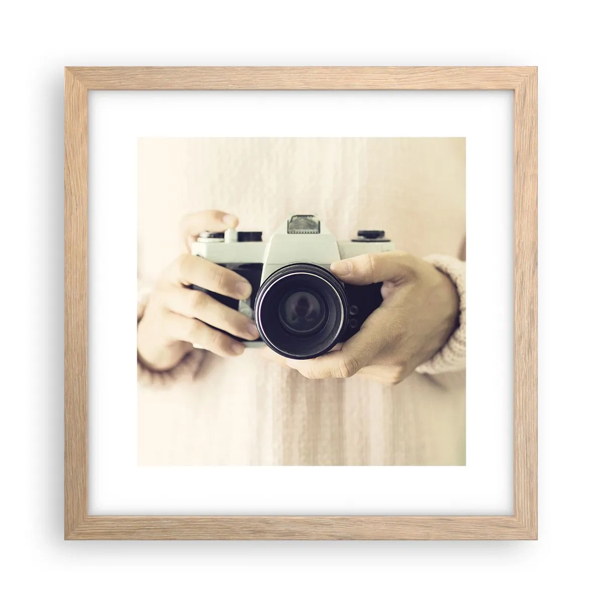 Affisch i ram av ljusek - För att veta mer... - 30x30 cm