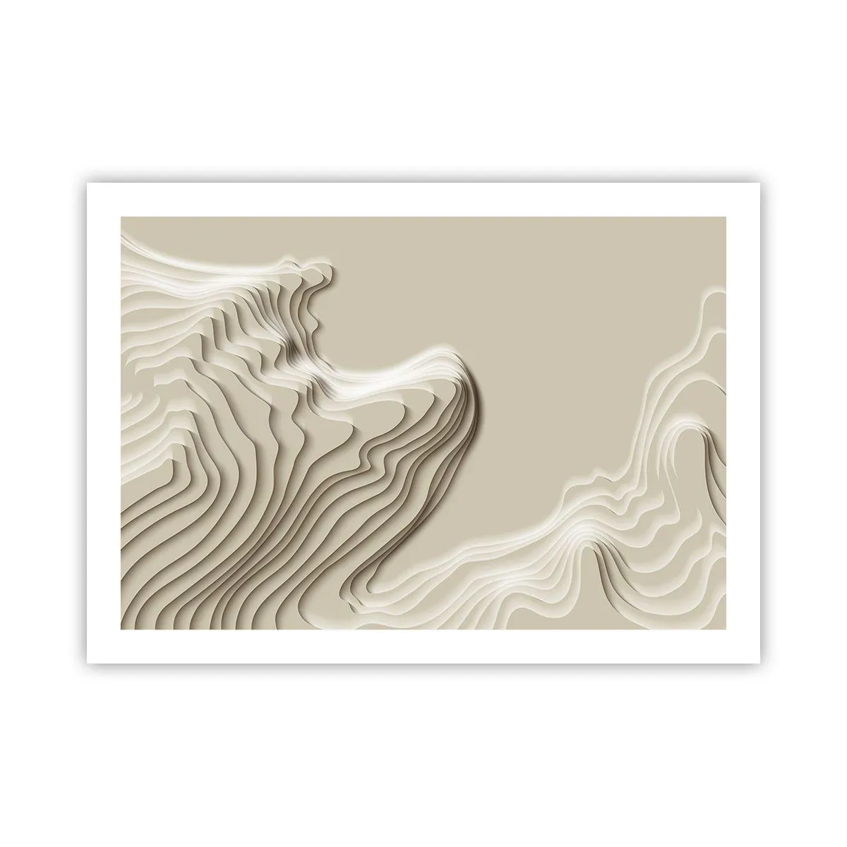 Affisch - Konstens topografi - 70x50 cm