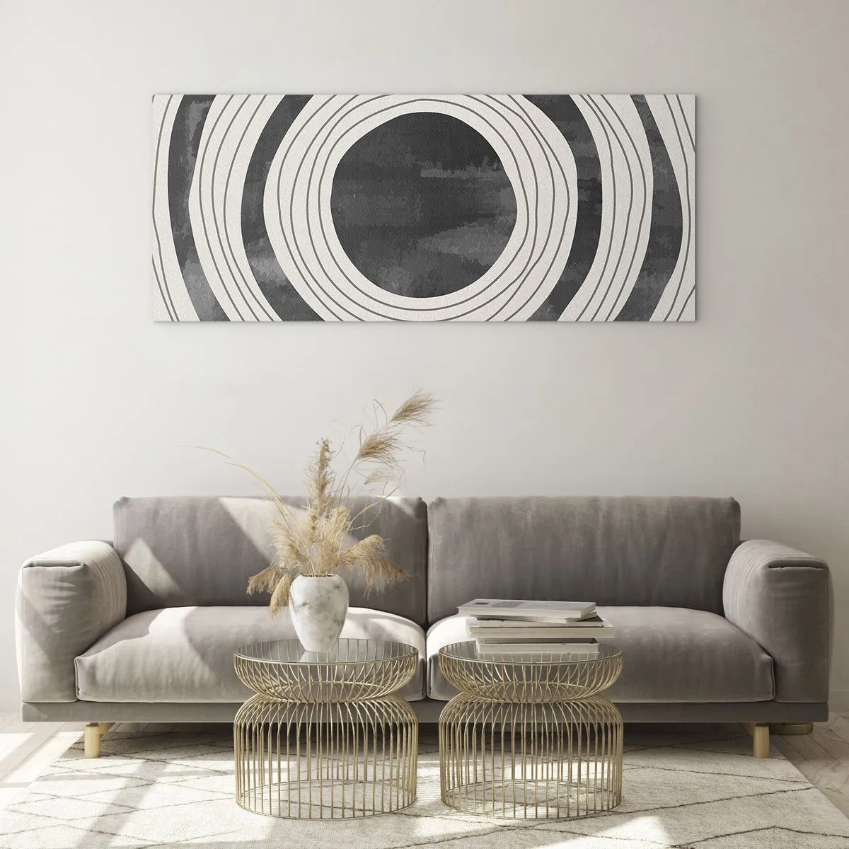Glastavla - Bild på glas - I själva kärnan - 100x40 cm