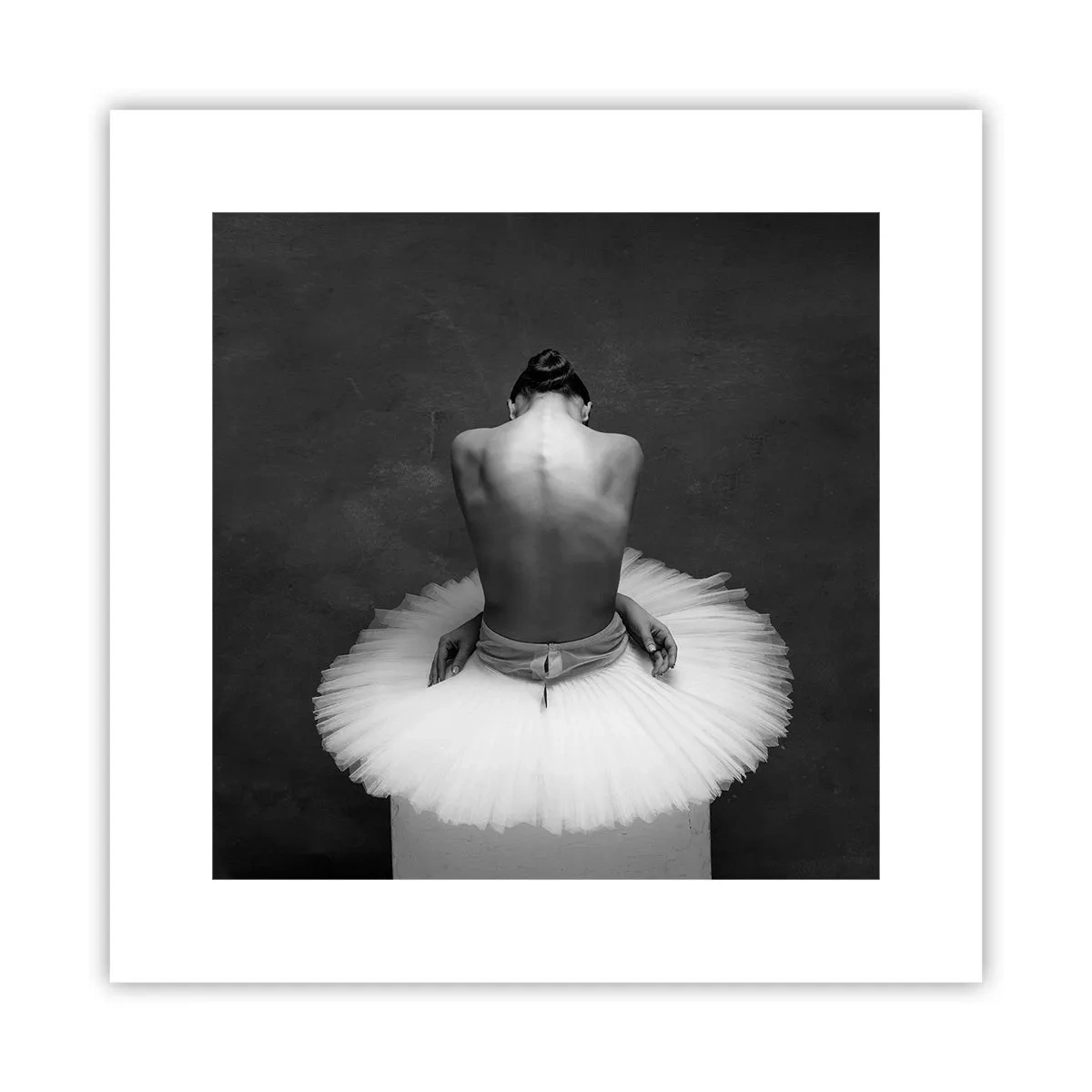 Affisch - Hon blommar ut - 30x30 cm