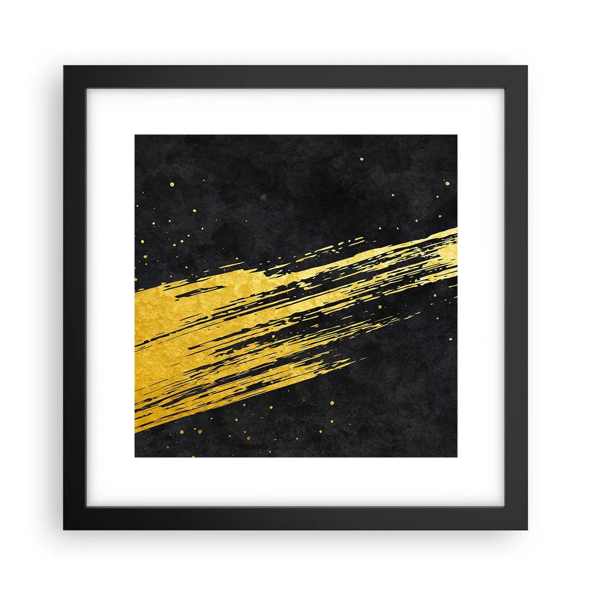 Affisch i svart ram - Hoppa in i hyperrymden - 30x30 cm