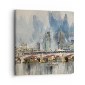 Canvastavla - Bild på duk - London i hela sin prakt - 30x30 cm