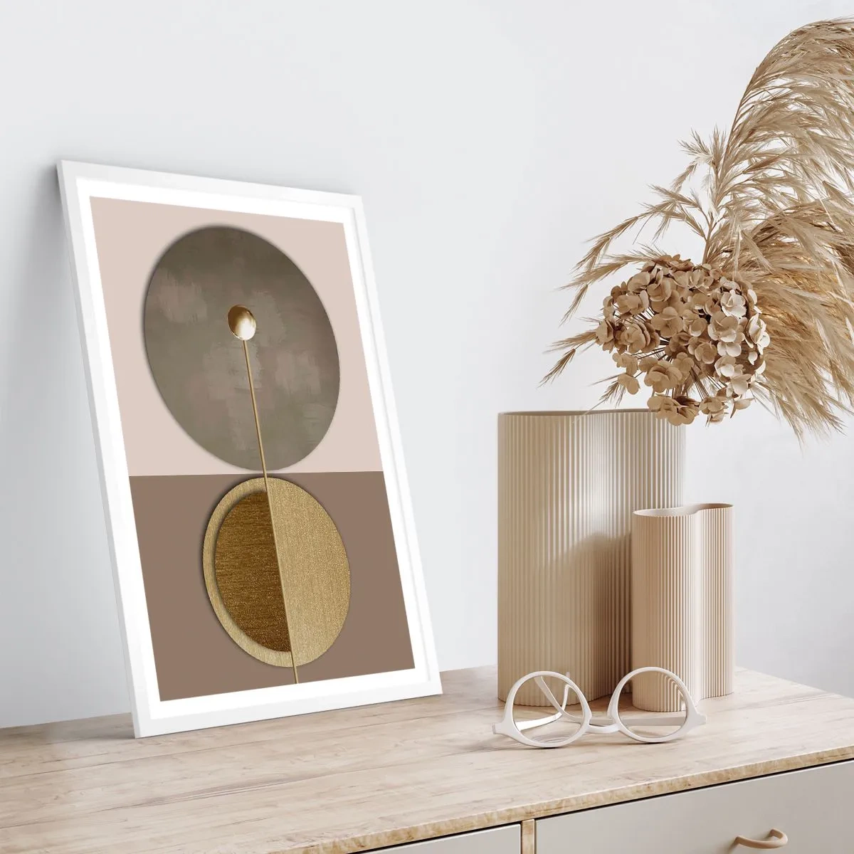 Affisch i vit ram - Perfekt balans - 61x91 cm
