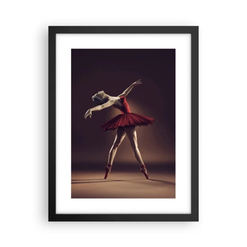 Affisch i svart ram - Prima ballerina - 30x40 cm