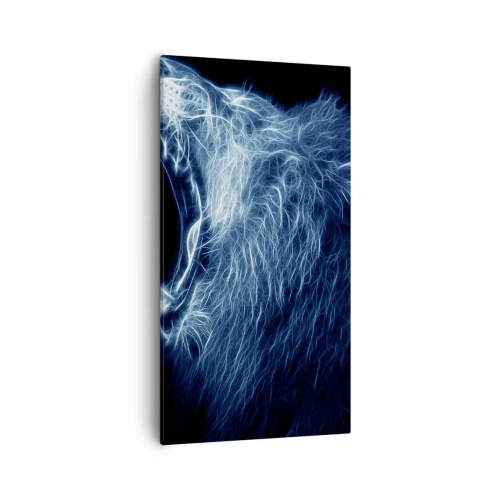 Canvastavla - Bild på duk - Kungens brinnande ilska - 55x100 cm