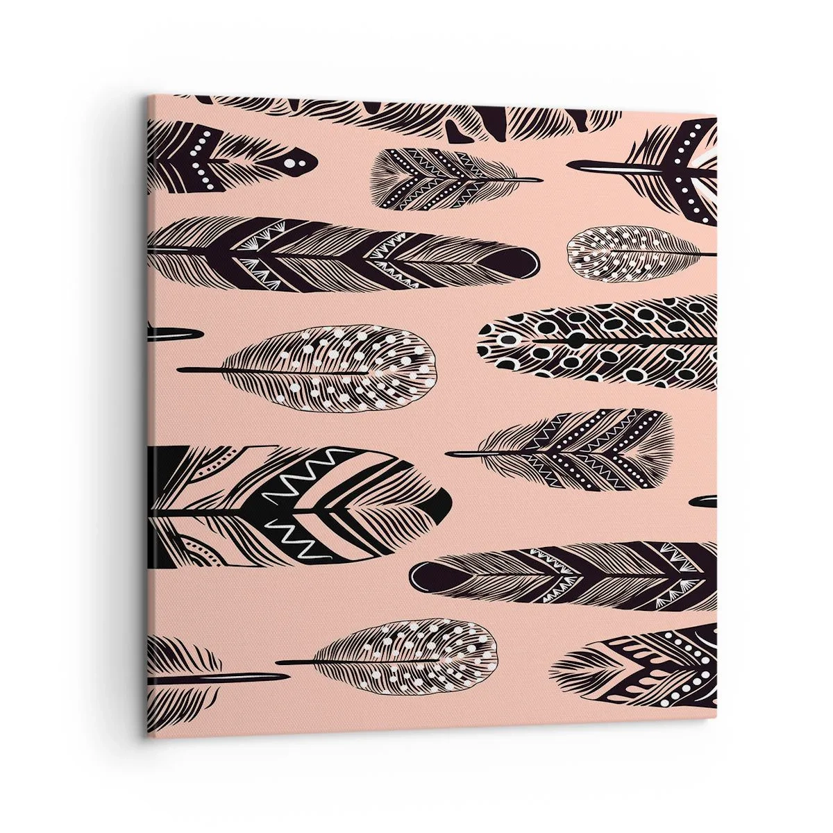 Canvastavla - Bild på duk - Indiansk middag - 50x50 cm