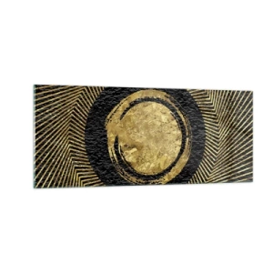 Glastavla - Bild på glas - Glamourös komposition - 100x40 cm