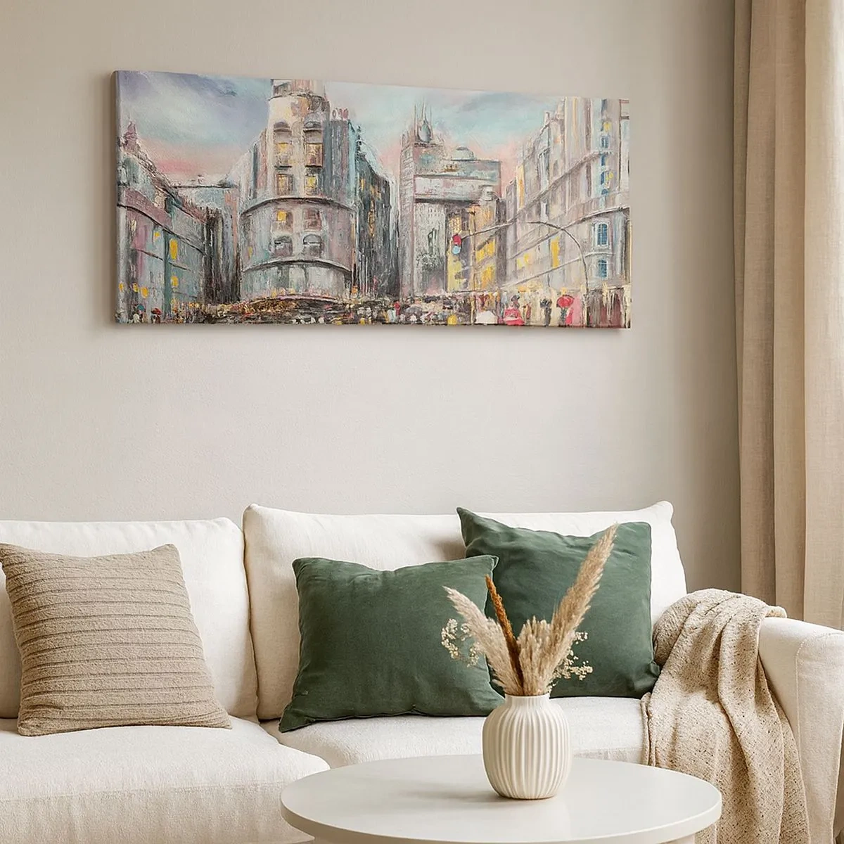 Canvastavla - Bild på duk - Det blir en lyckad kväll - 100x40 cm