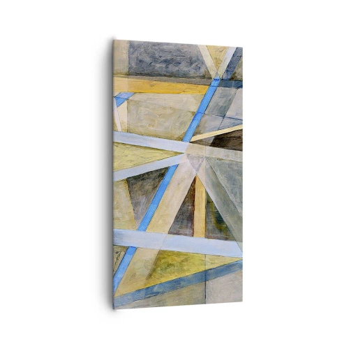 Canvastavla - Bild på duk - Rakt fram eller diagonalt? - 65x120 cm