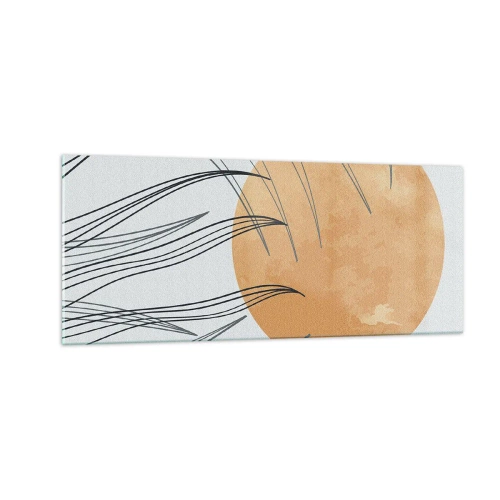 Glastavla - Bild på glas - Alltid mot solen - 100x40 cm