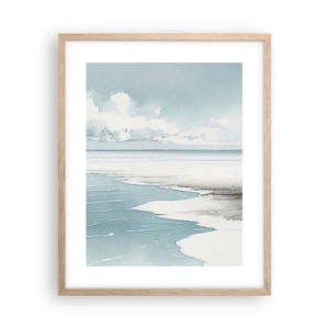 Affisch i ram av ljusek - Milt tidvatten - 40x50 cm