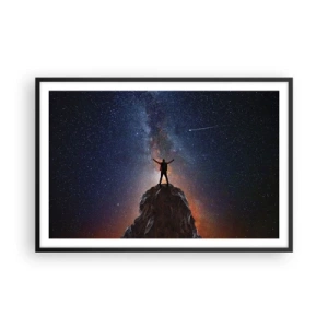 Affisch i svart ram - Kraften är med mig! - 91x61 cm