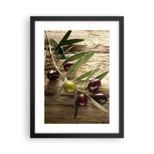 Affisch i svart ram - Direkt från naturen - 30x40 cm