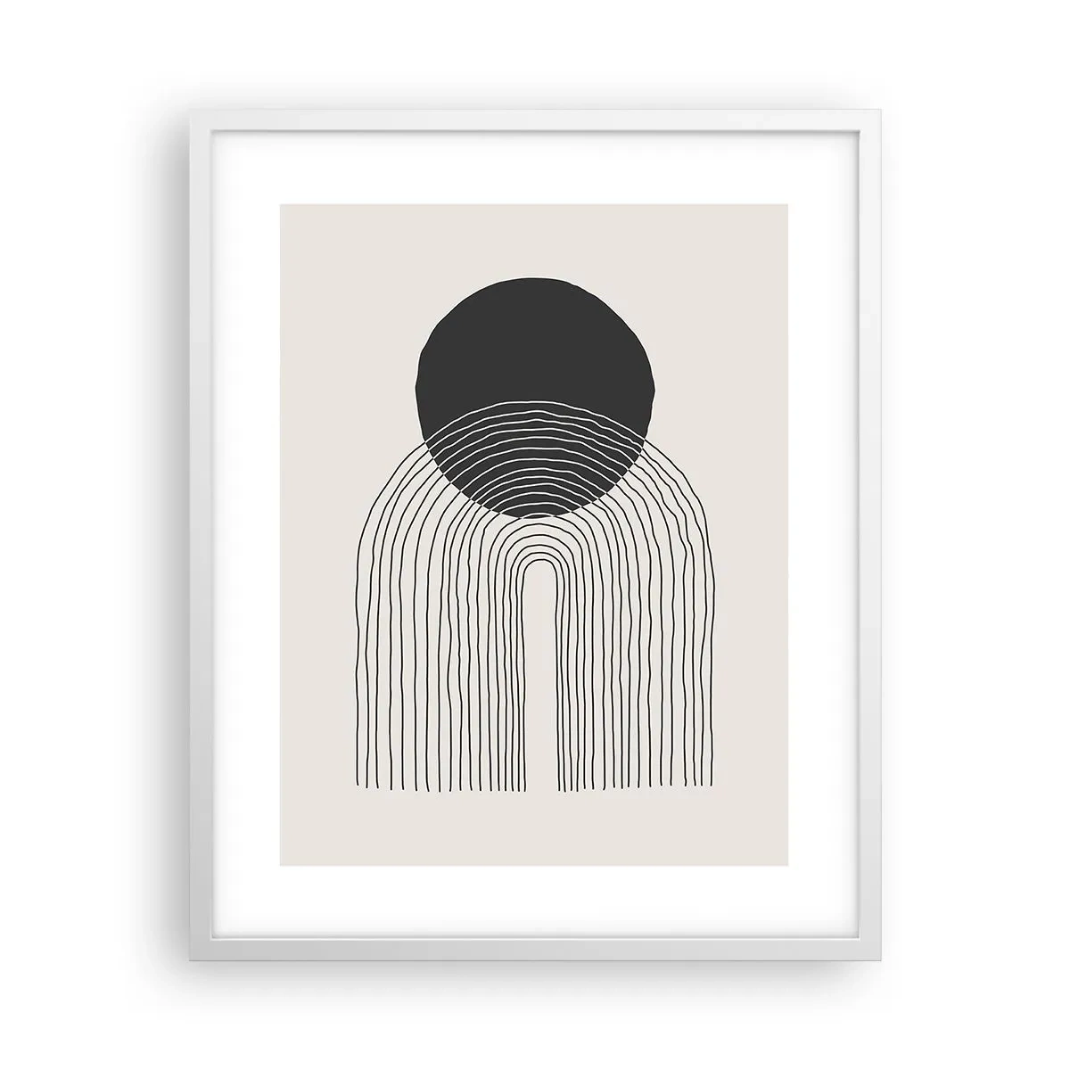 Affisch i vit ram - Darr och säkerhet - 40x50 cm