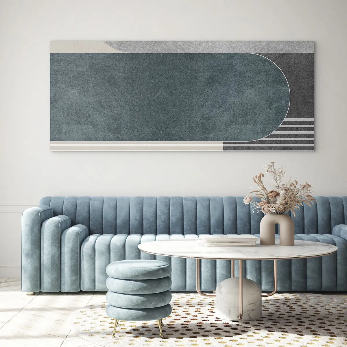 Glastavla - Bild på glas - Horisontell komposition - 140x50 cm