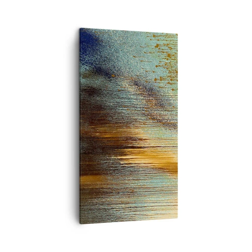 Canvastavla - Bild på duk - En oavsiktlig färgglad komposition - 45x80 cm