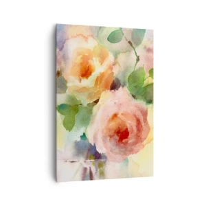 Canvastavla - Bild på duk - Delikat som en akvarell - 70x100 cm