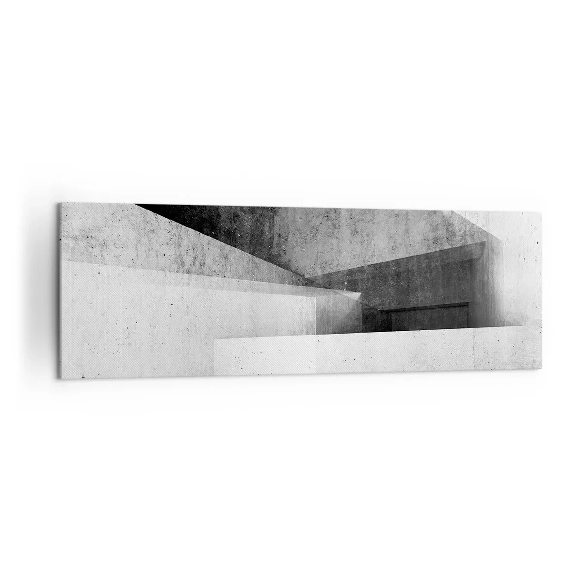 Canvastavla - Bild på duk - Rummets struktur - 160x50 cm