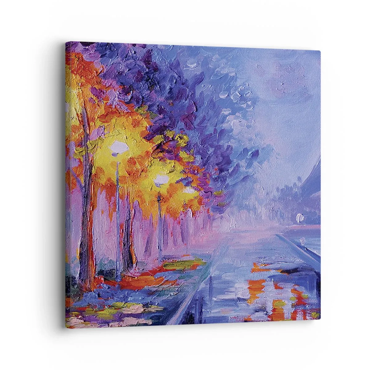 Canvastavla - Bild på duk - Drömpromenad - 30x30 cm