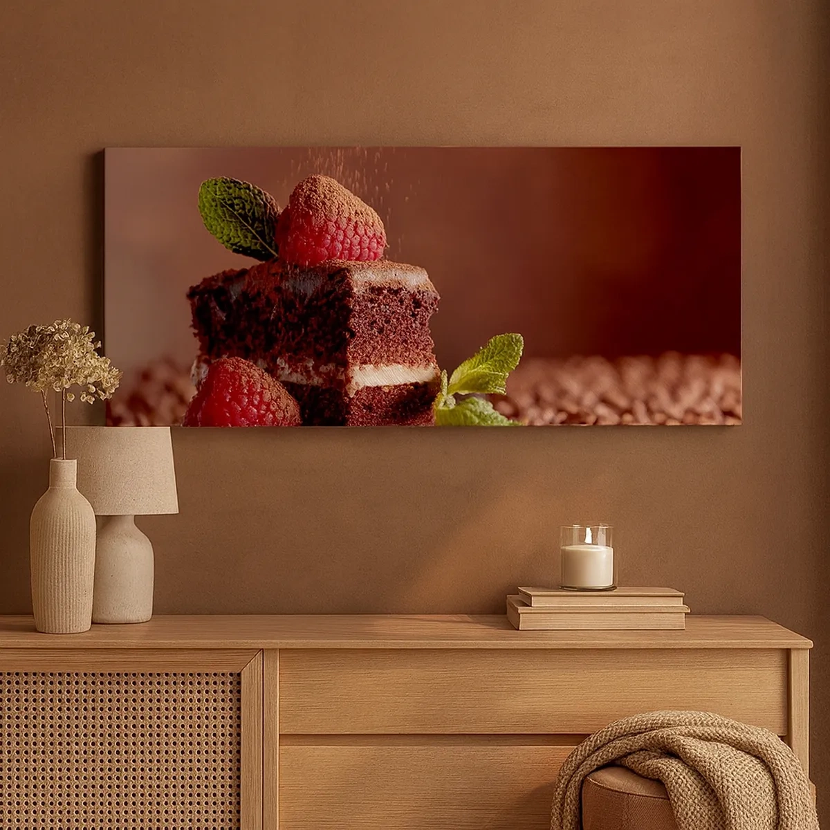 Canvastavla - Bild på duk - Livet är ljuvt - 30x30 cm