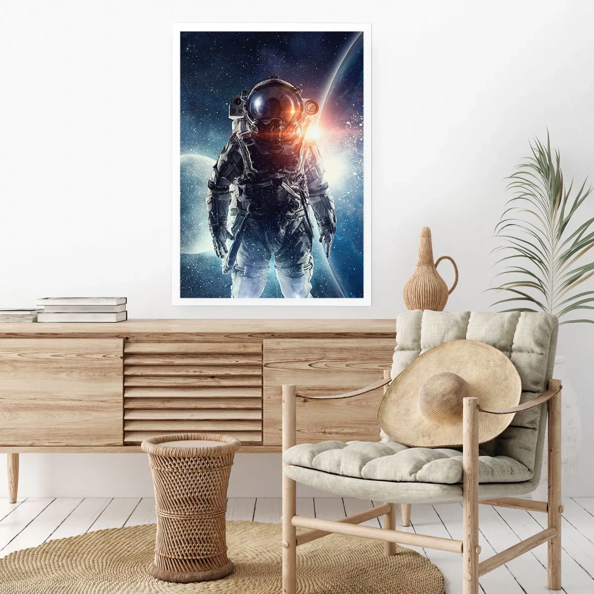 Affisch - Äventyr i rymden - 50x70 cm