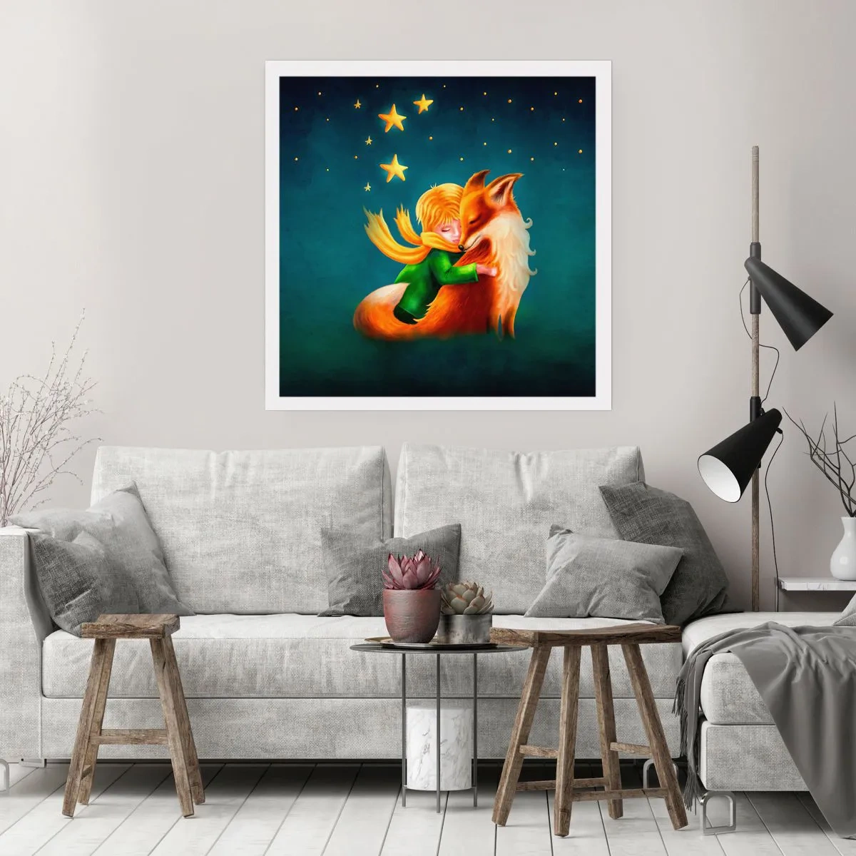 Affisch - Lilla prinsen - 60x60 cm