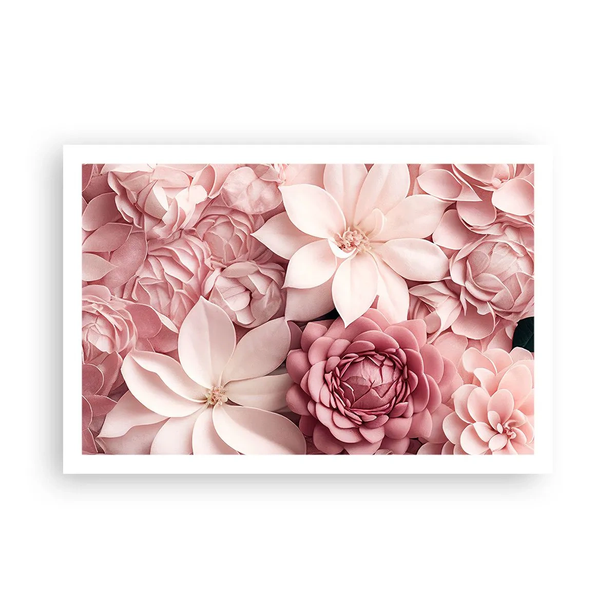 Affisch - I rosa kronblad - 91x61 cm