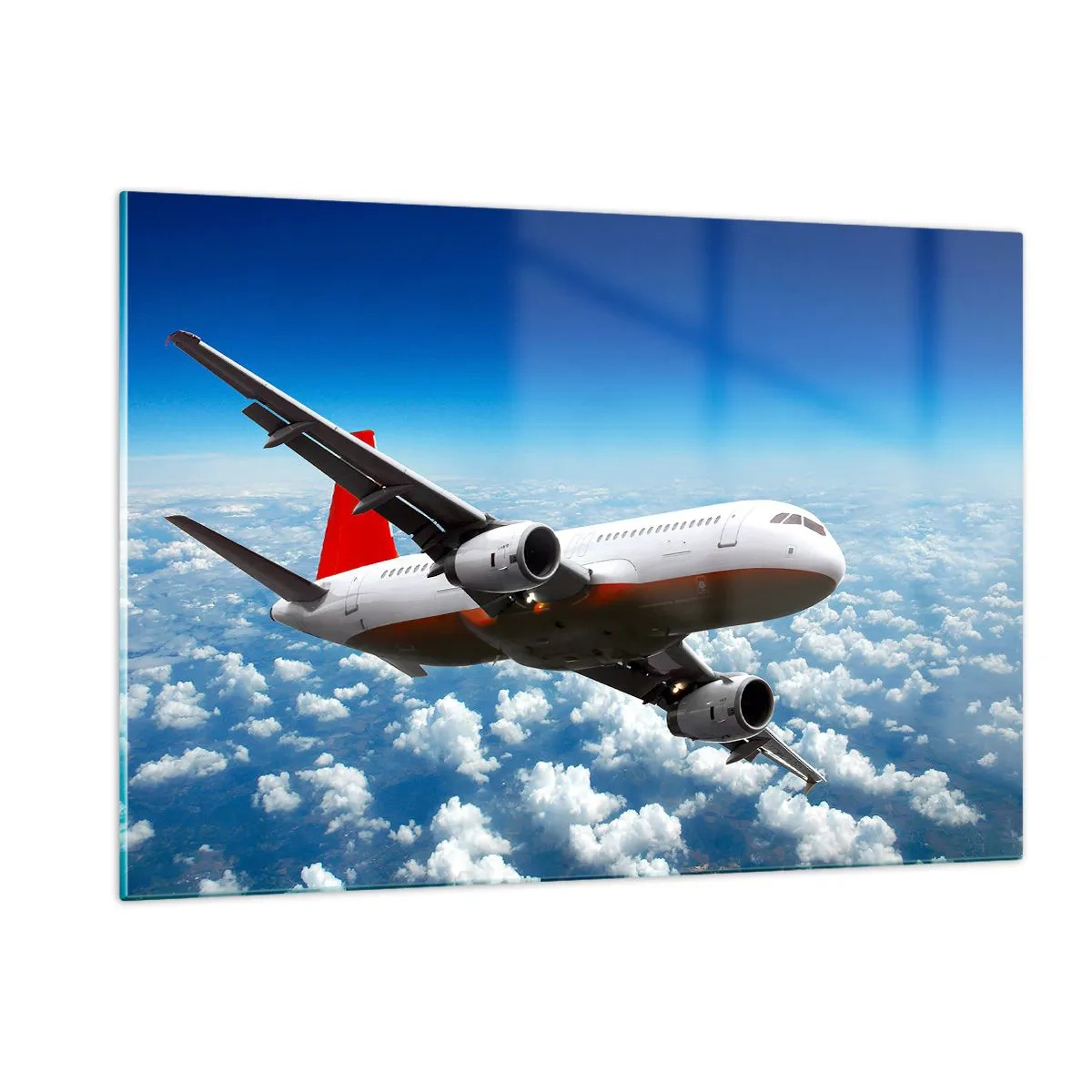 Glastavla - Bild på glas - Lämna allt detta - 120x80 cm