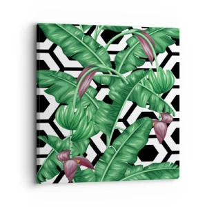 Canvastavla - Bild på duk - Symmetrisk komposition från naturen - 30x30 cm