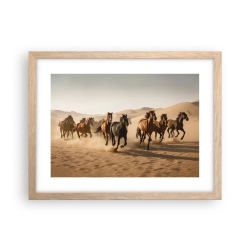 Affisch i ram av ljusek - Fri som vinden - 40x30 cm