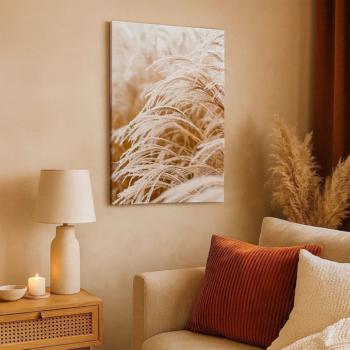 Canvastavla - Bild på duk - Buga för höstsolen - 50x70 cm