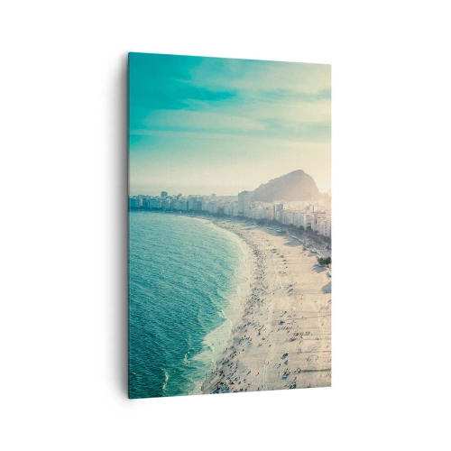 Canvastavla - Bild på duk - Evig semester i Rio - 80x120 cm