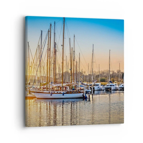Canvastavla - Bild på duk - Vinden måste också sova - 30x30 cm