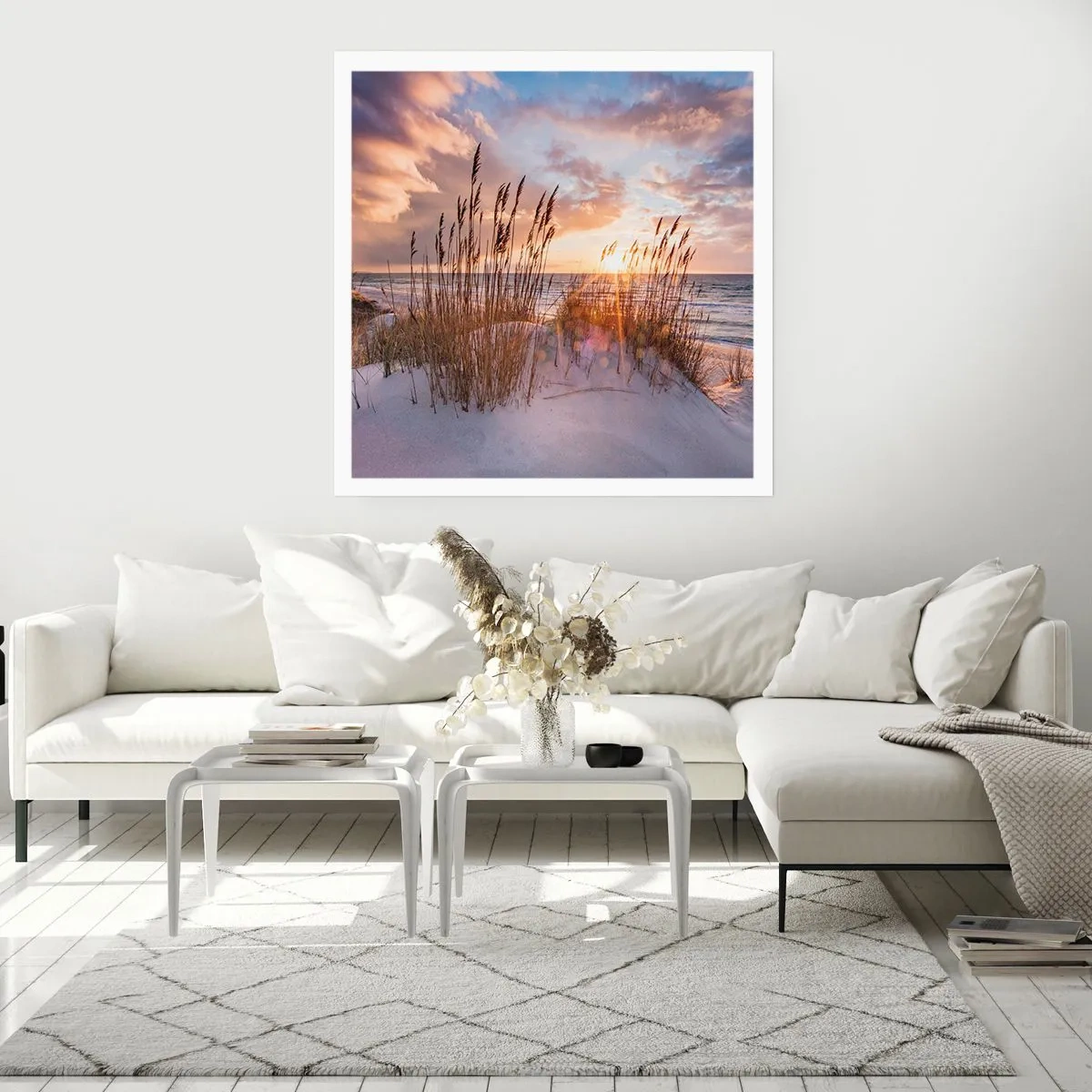 Affisch - Farväl till solen och vinden - 60x60 cm