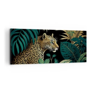 Canvastavla - Bild på duk - Värden i djungeln - 100x40 cm