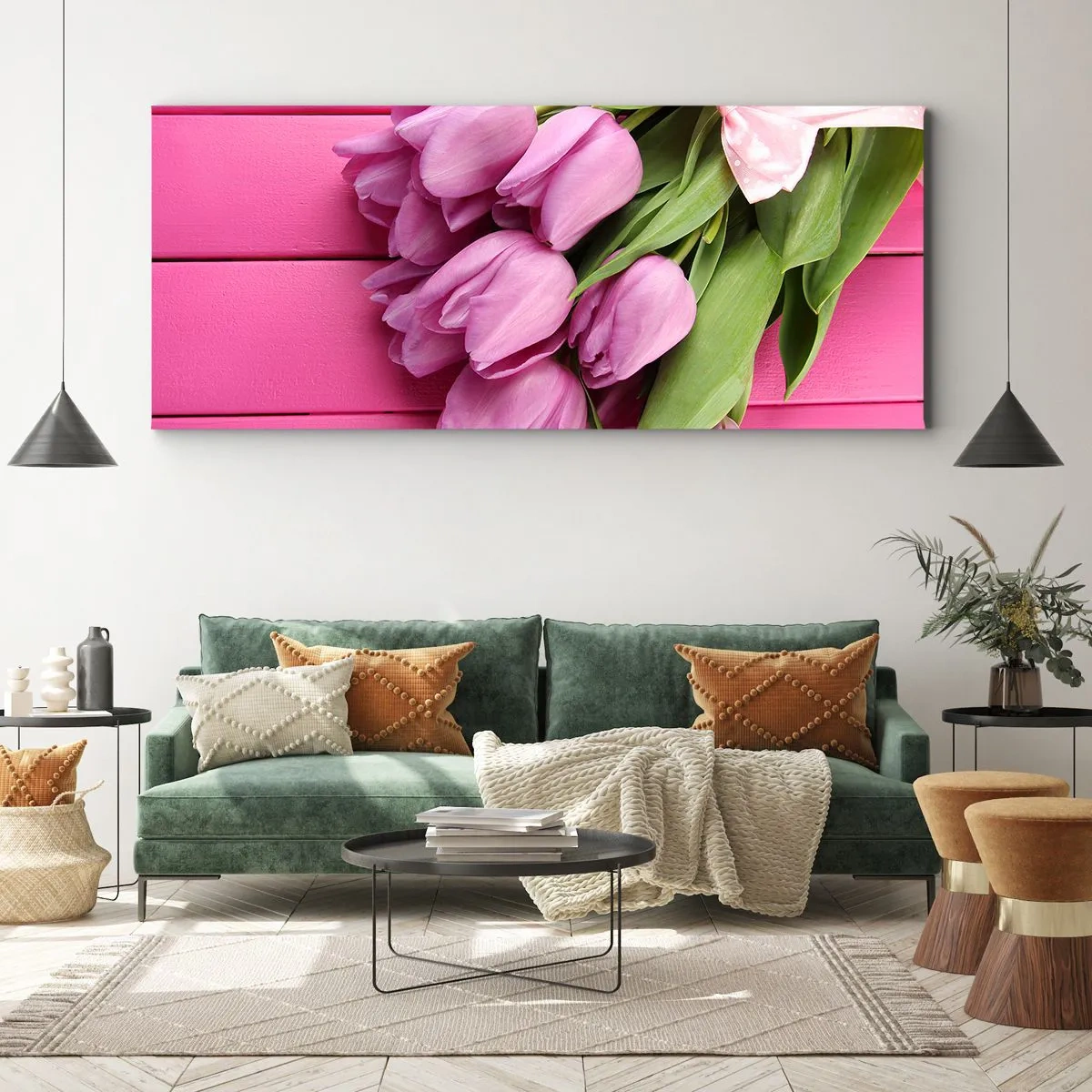 Canvastavla - Bild på duk - Just för dig - 100x40 cm