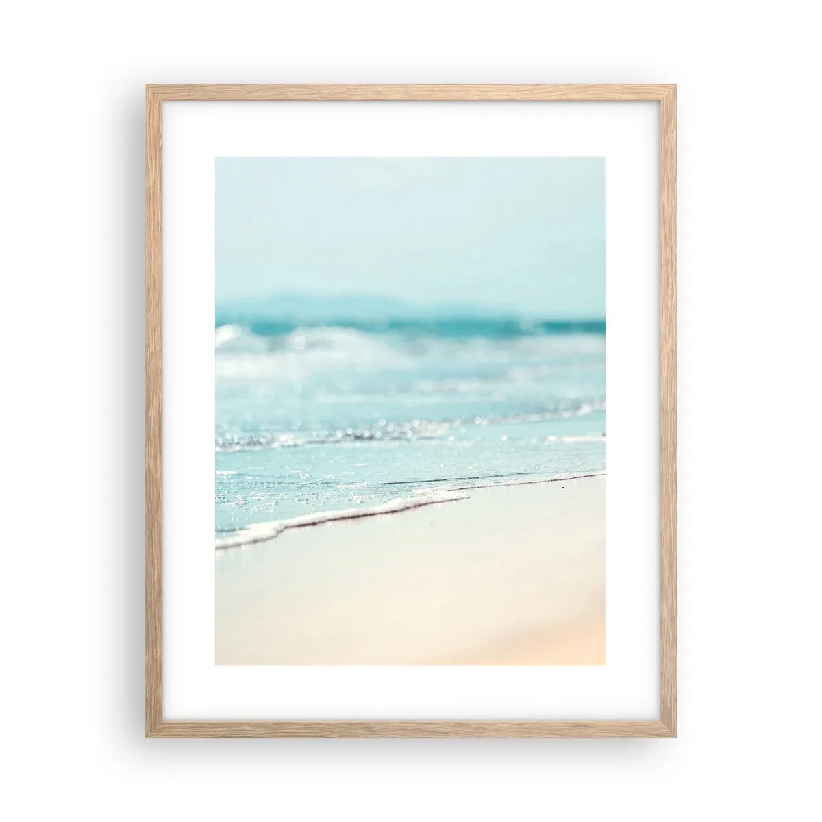 Affisch i ram av ljusek - Värme och brus - 40x50 cm