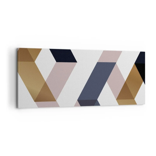 Canvastavla - Bild på duk - Plan och vinklar - 100x40 cm