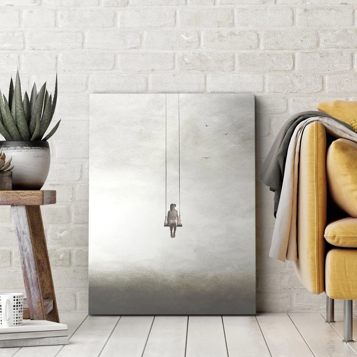 Canvastavla - Bild på duk - Barn i oss - 70x100 cm