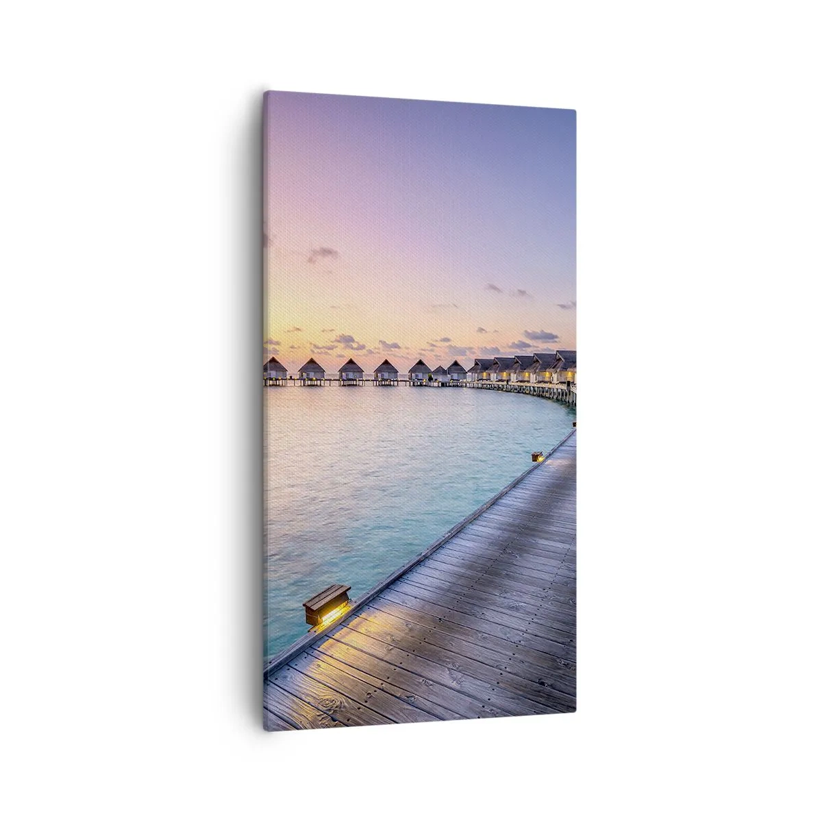 Canvastavla - Bild på duk - Sommarsemester - tillbaka till källorna - 55x100 cm