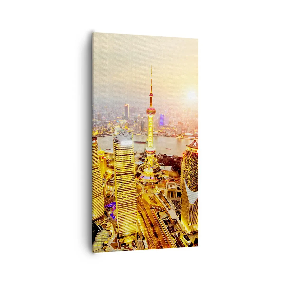 Canvastavla - Bild på duk - Asiatisk dröm - 65x120 cm