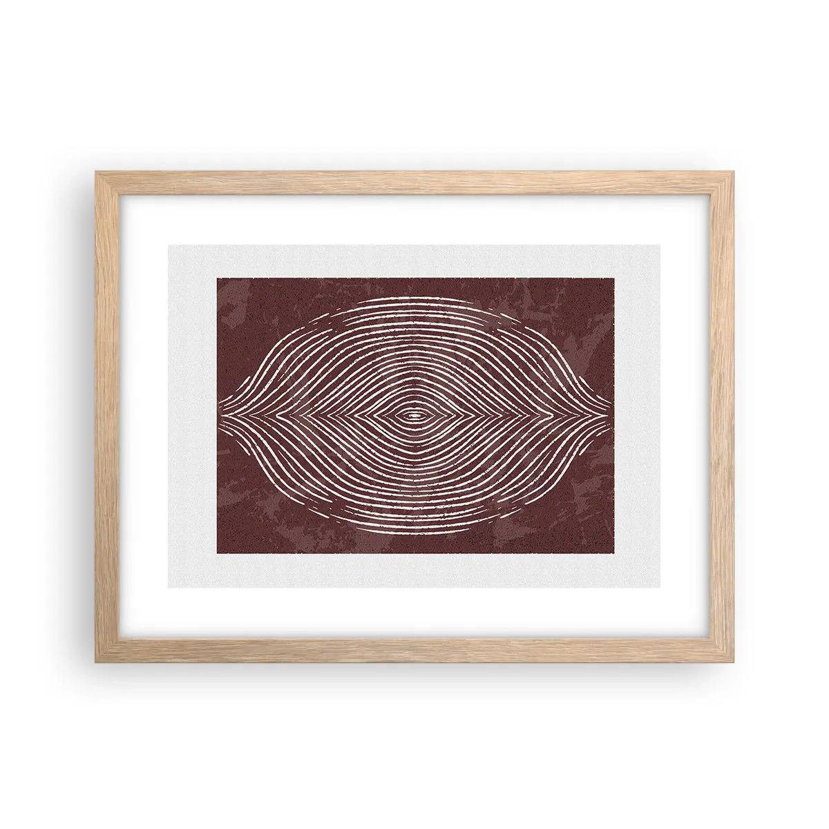 Affisch i ram av ljusek - Rymden talar - 40x30 cm