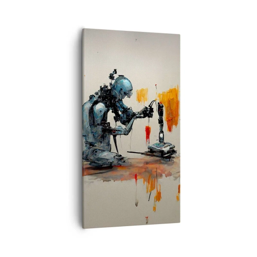 Canvastavla - Bild på duk - Kommer i morgon... - 55x100 cm