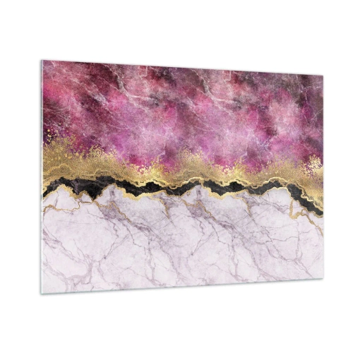 Glastavla - Bild på glas - På gränsen - 100x70 cm