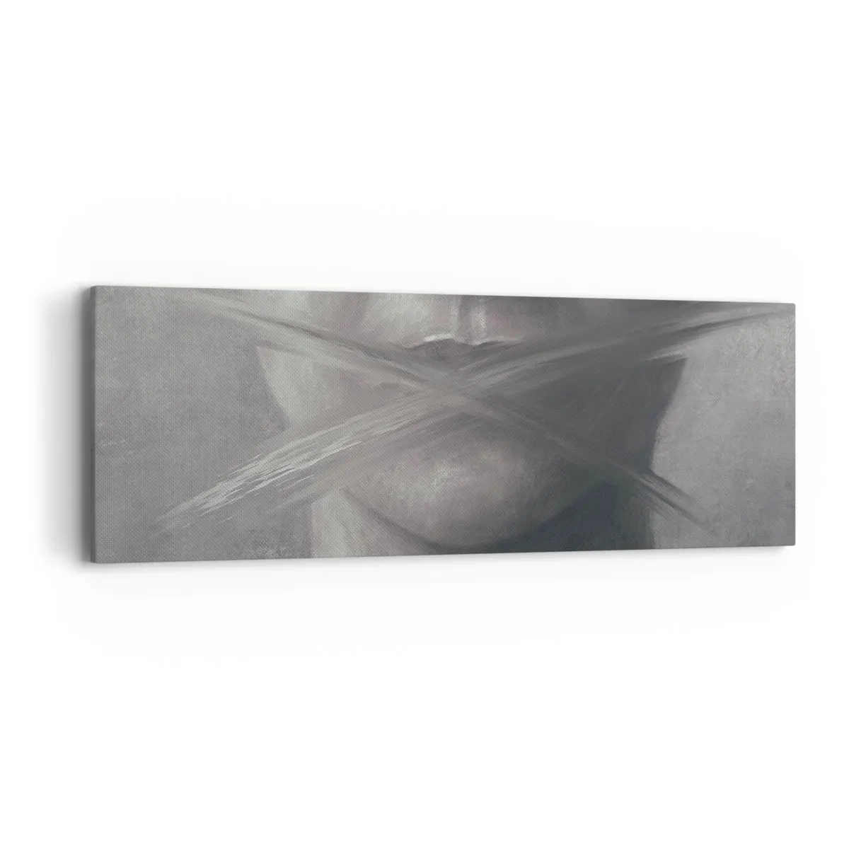 Canvastavla - Bild på duk - Inte ett ord - 90x30 cm