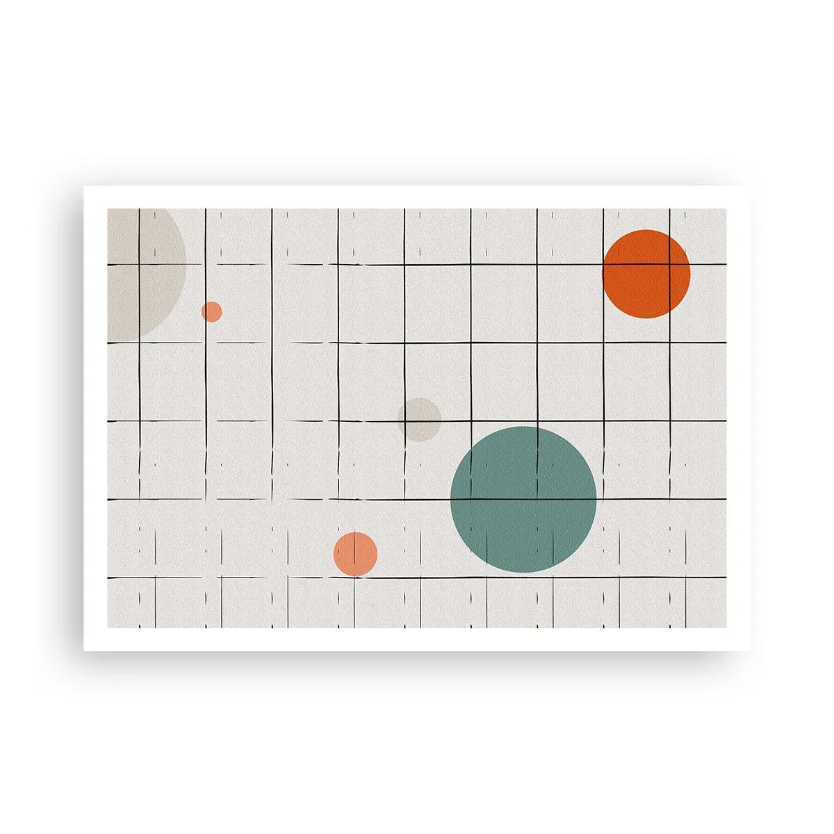 Affisch - Fångade. Vi eller de? - 100x70 cm