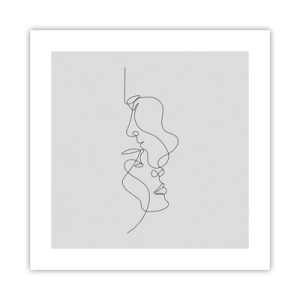 Affisch - Sentimentala lustens glöd - 40x40 cm